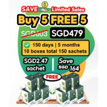 WellG (Buy 5 FOC 5 Boxes) - Package C SG (Start Use from 1st Sept 2024)